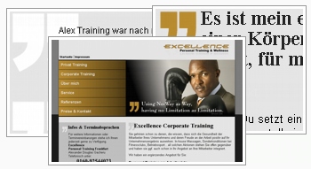 Webseite excellence-training.de
